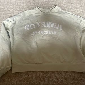 Light green crew neck